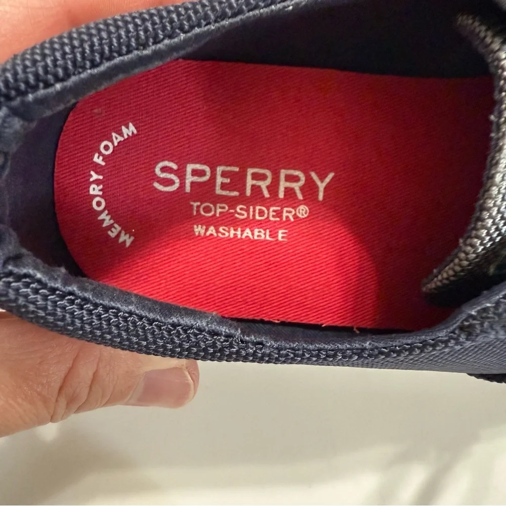 Sperry Kids Navy and Gray Boat Shoes